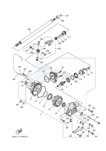 YXZ1000 YXZ10YMXJ (2HCR) drawing FRONT DIFFERENTIAL