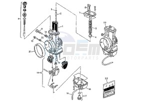 MITO EVOL.125 drawing CARBURETOR MIKUNI