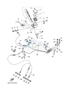 XT1200Z SUPER TENERE ABS (2BSC) drawing FRONT MASTER CYLINDER