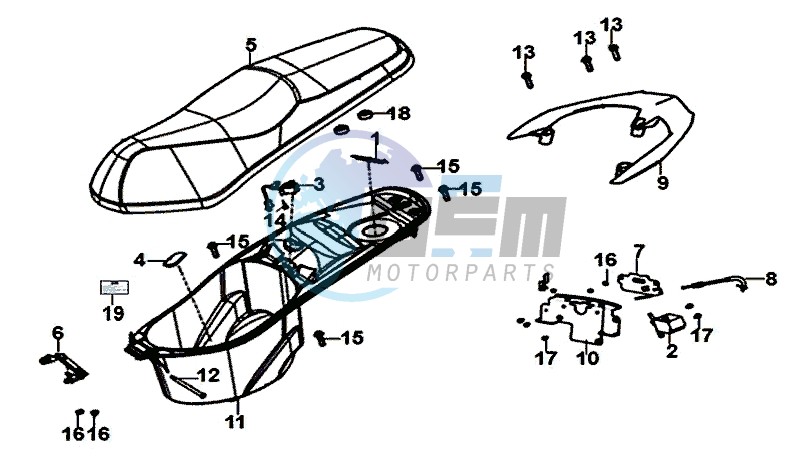 BUDDYSEAT - LUGGAGE BOX - SUPPORT