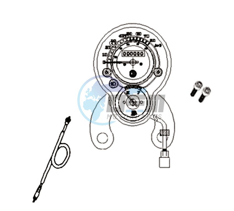 DASHBOARD / METER CABLE  / WIRE HARNESS