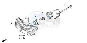 SFX50S drawing HEADLIGHT