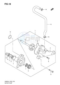 AN650Z ABS BURGMAN EXECUTIVE EU drawing WATER PUMP