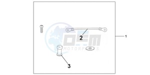 CBR1000RR9 Australia - (U / PSW) drawing TANK BAG ATT KIT