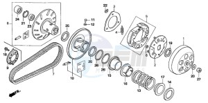 NSS250X FORZA X drawing DRIVEN FACE