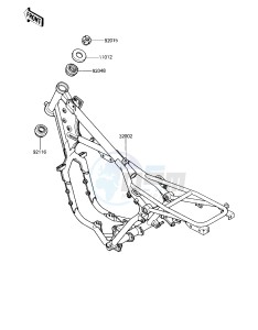 KXT 250 B [TECATE] (B2) [TECATE] drawing FRAME