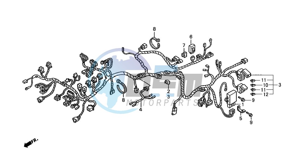 WIRE HARNESS (ST1100AN/AP/AR)