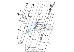 TRX 850 drawing FRONT FORK