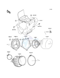 KX85/KX85-<<II>> KX85ADF EU drawing Air Cleaner