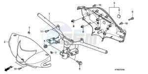 SH300AR9 F / ABS CMF SPC drawing HANDLE PIPE/HANDLE COVER