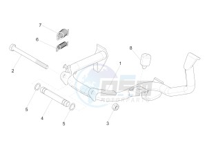 GTS 300 ie Super ABS (USA) (AU, HK) drawing Stand/s