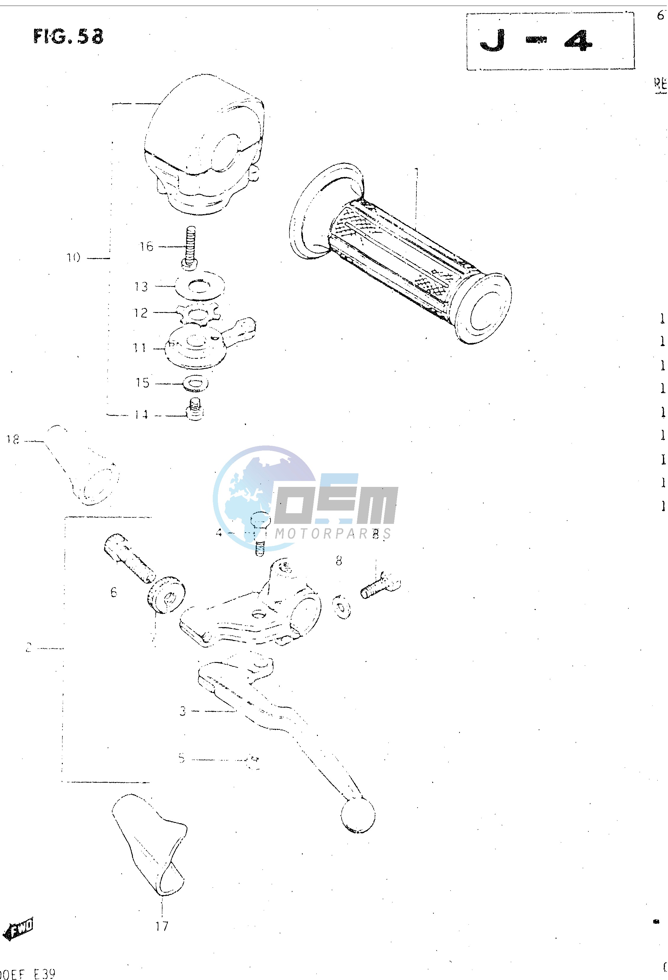 LEFT HANDLE SWITCH (GSX500EE EF)