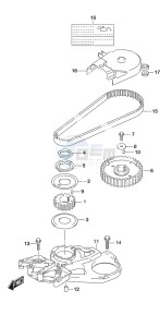 DF 9.9A drawing Timing Belt w/Remote Control