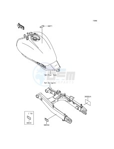 VULCAN S ABS EN650BGF XX (EU ME A(FRICA) drawing Labels