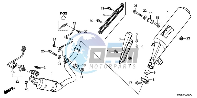 EXHAUST MUFFLER