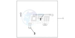 CBR1000RR9 Korea - (KO / SPC) drawing TANK BAG ATT KIT