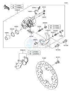 MULE PRO-DX KAF1000EHF EU drawing Front Brake