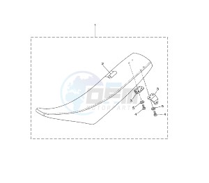 YZ LC 250 drawing SEAT