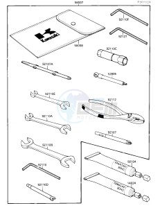 VN 1500 B [VULCAN 88 SE] (B1-B3) [VULCAN 88 SE] drawing OWNERS TOOLS