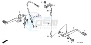 CB1000RB drawing PEDAL