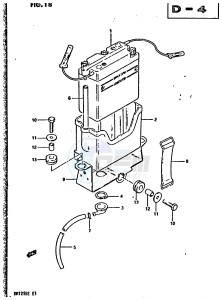 DR125S (E2) drawing BATTERY