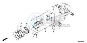 SH300ARE SH300ARE UK - (E) drawing CRANKSHAFT/PISTON