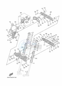 MWD300 TRICITY 300 (BED9) drawing STEERING