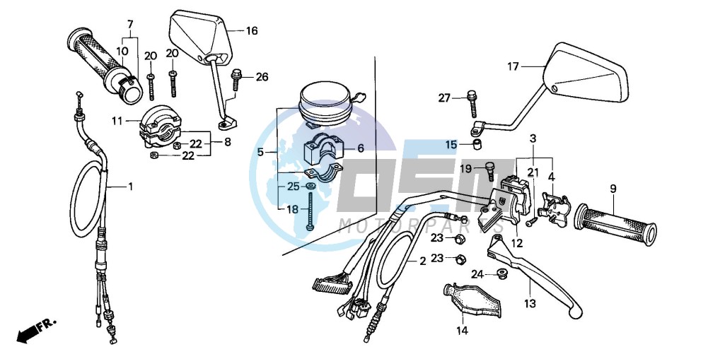 HANDLE LEVER/SWITCH/ CABLE