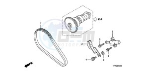 TRX420FPM9 U / 4WD drawing CAM CHAIN/TENSIONER