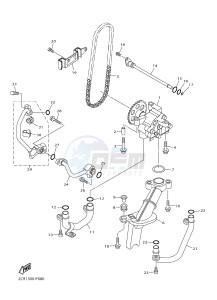 YZF-R1M 998 R1 (2KS1 2KS2) drawing OIL PUMP