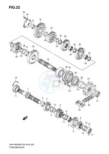 GSX-R600 (E3-E28) drawing TRANSMISSION