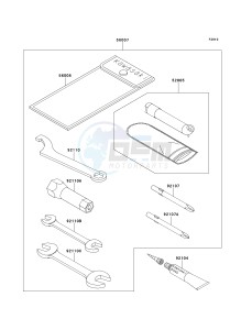 KLF 300 C [BAYOU 300 4X4] (C5-C9) [BAYOU 300 4X4] drawing OWNERS TOOLS