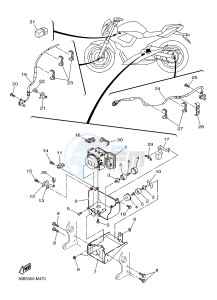 XJ6N ABS 600 XJ6-N (NAKED, ABS) (36B6) drawing ELECTRICAL 3