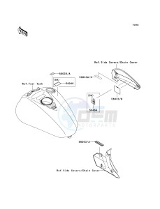 VN 2000 J [VULCAN 2000 CLASSIC LT] (8F-9F) J8F drawing LABELS