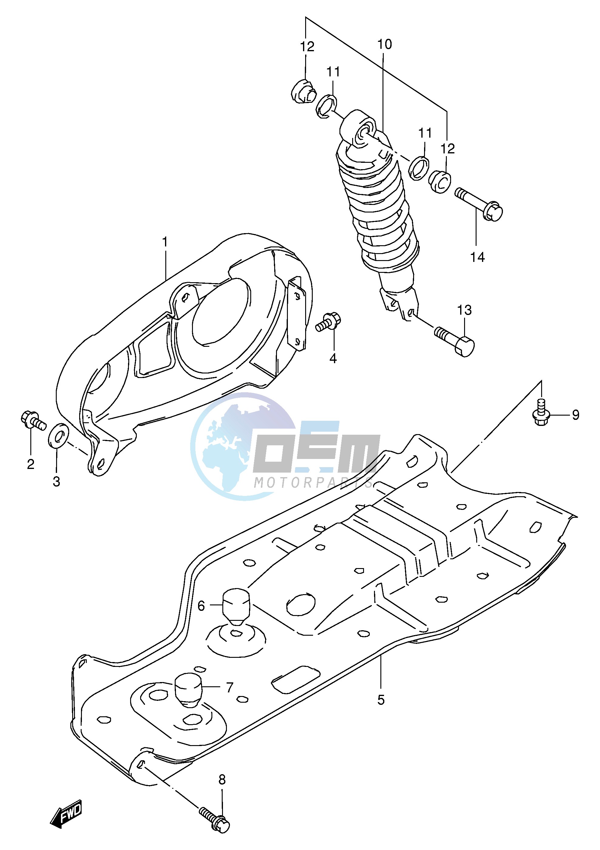 REAR SHOCK ABSORBER