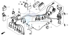 TRX350FM FOURTRAX drawing WIRE HARNESS