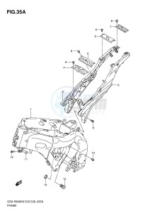 GSX-R600 (E3-E28) drawing FRAME (MODEL L0)