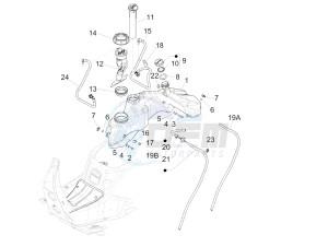 GTS 250 (EMEA, APAC) (AU, Eu, IL, J, Ri) drawing Fuel tank