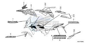 CB500XAF CB500X UK - (E) drawing MARK