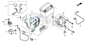 CBF1000S drawing BATTERY