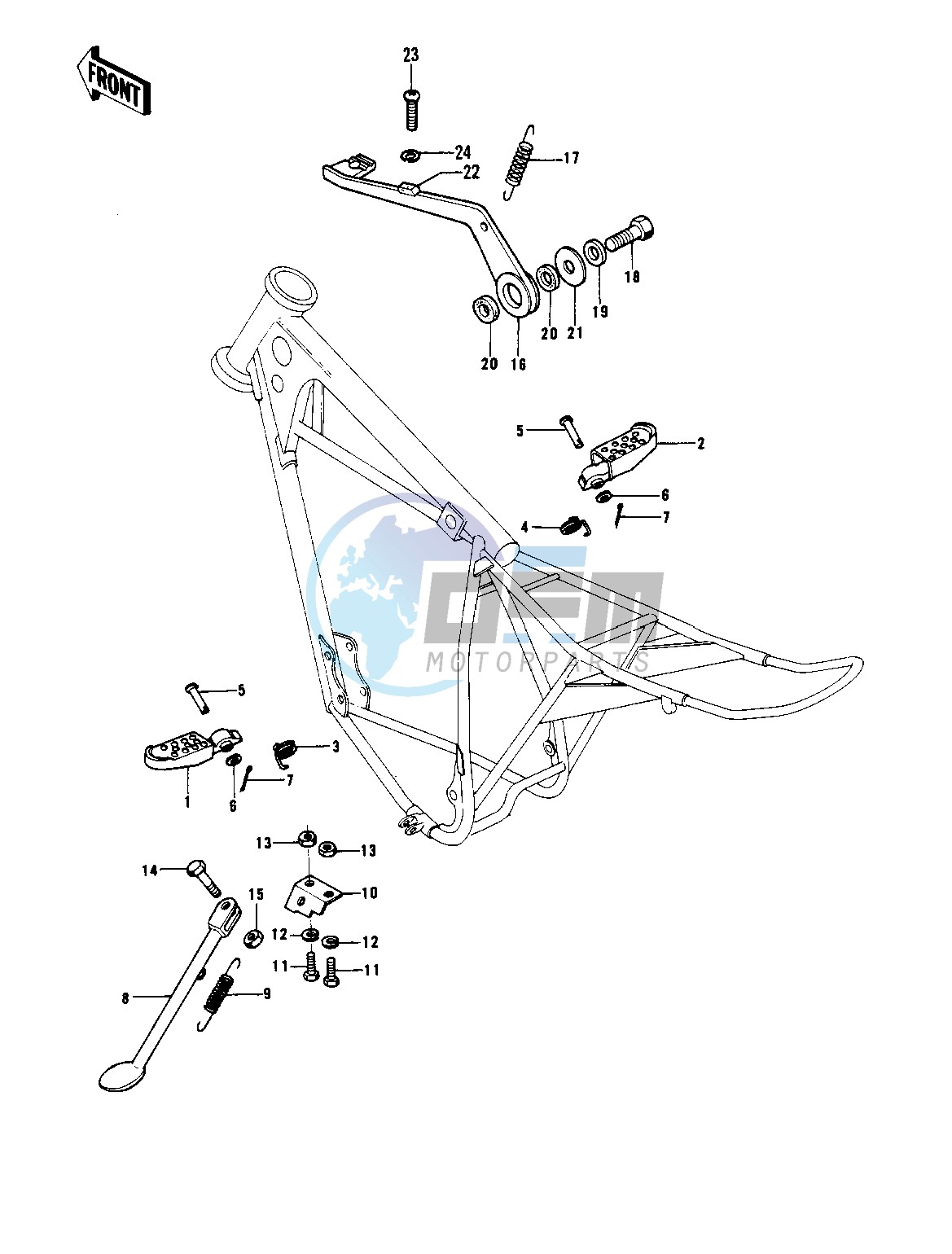 FOOTRESTS_STAND_BRAKE PEDAL