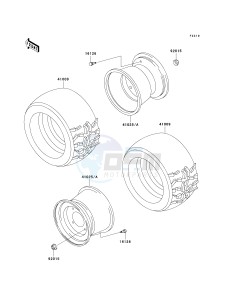 KAF 620 E [MULE 3010 4X4] (E1-E5) [MULE 3010 4X4] drawing WHEELS_TIRES