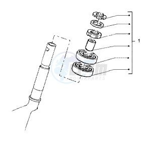 X9 125 SL drawing Fifth wheel assembly