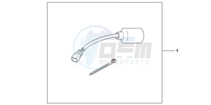 VFR1200XD CrossTourer - VFR1200X Dual Clutch 2ED - (2ED) drawing QUARTET HARNESS