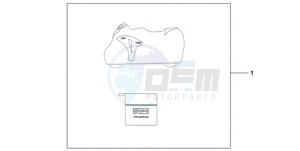 CBR1000RA9 UK - (E / ABS MKH) drawing INDOOR BODY COVER HRC