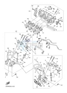 XJR1300C XJR 1300 (2PN3) drawing INTAKE 2