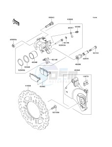 ZR 750 L [Z750 AU] (L7F-L8F) L7F drawing REAR BRAKE