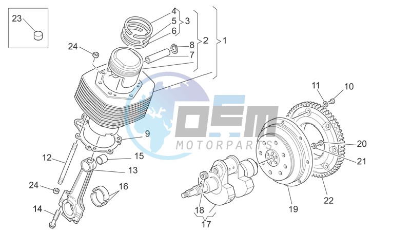 Crankshaft cpl.