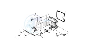 MAXSYM 400 EFI drawing CYLINDER HEAD COVER