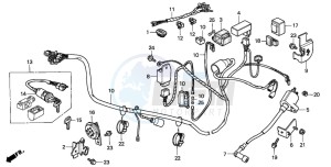 C50SW drawing WIRE HARNESS/ IGNITION COIL